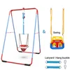 Baby Swing Bouncing Chair Toddler Indoor Multifunctional Hanging Seat Toy with Height Adjustable Jumping Fitness Frame Walk Belt 231228