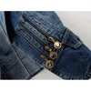 Damenwesten Herbst Koreanische Vintage Blau Anzug Kragen Denim Weste Frauen Weste Dünne Kurze Cowboy Ärmellose Jacke Lässige Jeans Weiblich