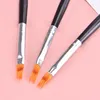 Nagelbürsten 1PC Kunst Gel Stift Pinsel Weiche Nägel Maniküre Werkzeuge für Farbverlauf UV