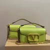 Valentins designer torba loco torby na ramię torebki łańcuch crossbody torbę Kobiet mody torebka torebka torebka torba crossel crossbody torba różowa zielona