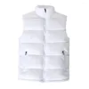 Herenvesten Stijlvol mouwloos jack Skin-Touch effen kleur Slijtvast Warm Slim Fit vest Herenvest Rits