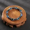 Bracelets de charme naturel bleu oeil hématite perlé hommes magnétique Protection de la santé équilibre femmes bijoux cadeaux