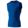 Heren Compressie Sneldrogend T-shirt Vest Mouwloos Stretch Gym Sporttanktops 231228