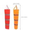 Garden Decorations 2 Pcs Wind Vane Direction Flag Airport Indicators Reflective Weather Oxford Cloth Rainproof Windsock