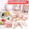 Simulazione Mini cucina Cucina davvero piccoli utensili Bambino Impara la prima educazione Play House Toys For Girls 231228