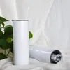 CA EUA Estoque de 25pcs/caixa em branco Tumblers de 20 onças de sublimação copos de canecas retas aço inoxidável a mesma largura de cima e para baixo 1228 4.23