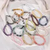 Bracelets en pierre naturelle, 1 brin, perles Unakite/Agate, breloques pour femmes et filles, bijoux de poignet, accessoires, cadeaux de fête quotidiens