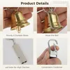 Keychains Bear Bell With Whistle Brass Emergency For Hikers Protection Carabiner