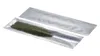 5518cm matt klar metallpaketpåsar värmeförseglingsbara påsar genomskinlig plast ren aluminiumfolie öppna toppväskor 100pcs1317161