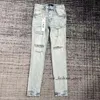 Jeans Herren Lila Jeans Designerhose Ripped Straight Regular Denim Tears Loose Washed Chg23071919 955 377