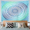 Tapisserier Mandala Tapestry Wall Hanging Boho Hippie Room Decor Sun and Moon Witchcraft Aesthetic Bedroom Decoration Home