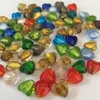 50PCS Vintage Irregular Heart Glass Plum Blossom Beads DIY Handmade Beaded Accessories Making Bracelet Necklace Materials