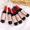 6PCS Wine Lip Tint Lipstick Zestaw butelki do wina Lipgloss Wodoodporny długotrwały płynny błyszczyk kosmetyczny dla kobiet dziewczęta 231229