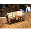 أكياس الكتف حقيبة أنبوب صغيرة مع زينة رائعة من الماس الديكور والتصميم الشاق - حقائب اليد الأنيقة الفاخرة الأنيقة