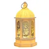 Table Lamps LED Wind Lights Ramadan Lantern Lamp Hanging For Event Decor Golden Lanterns Decorative Wall