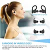 Kulaklıklar 20 Saat Oynatma Süresi Yüzme Su Geçirmez Bluetooth Kulaklık Çift Aşınma Stili Spor Kablosuz Kulaklık TWS IPX7 Kulaklık Stereo
