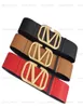 Ceintures de mode pour femmes largeur 70mm ceinture en cuir véritable ceinture or grande boucle en peau de vache Ceintura robe costume ceinture hommes rouge Cintu7318565