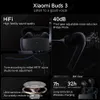 Écouteurs Global Version Xiaomi Buds 3 True Wireless Earphone Bluetooth 5.2 ANC Wireless Headphone Tws Earbuds 3 micro pour Xiaomi 12 Pro