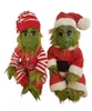 Doll söt jul 20 cm grinch baby fylld plysch leksak för barn hem dekoration på julklappar navidad dekor2220921