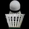 12PcsSet Badminton Balls Shuttlecock White Goose Feather Flying Stability Durable Ball Outdoor Training 231229