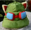 Jeu League of Legends casquette cosplay chapeau Teemo chapeau peluche coton LOL jouets en peluche chapeaux 4350493