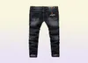 highend men039s denim jeans feet pants slim fit autumn cusidoltretting allmatch Embroidery Little Bee Teenagers Pencil 2111102827583