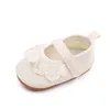 Babyschoenen BeQeuell Baby Meisjes Flats Ruche Kant Prinses Jurk Schoenen Antislip Wieg Sneakers Voor Baby's 0-18 Maanden