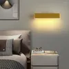 Wall Lamp Modern Indoor LED Lights With Turnable Body Switch Fashion 7W White Black Fixture Corridor Aisle Beside Lighting