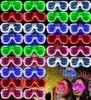 Andra festliga festförsörjningar max roliga LED -lätta glasögon leksaker plastiska slutarskuggor blinkande glöd i de mörka pinnarna solglasögon 1398420
