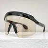 24ss Nowe maska ​​damska okulary przeciwsłoneczne GG1477S Modna marka okularów przeciwsłonecznych projektanci damski czarny octan pół ramy duży z maską logo soczewki ochronne Najwyższej jakości