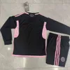 23-24 Miami away autumn/winter long sleeved Messis size 10 football jersey adult and children's set jersey