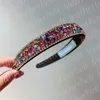 Glänzende Strass-Haarbänder, Markenfarbe, Diamant-Stirnband für Damen und Mädchen, modisch, Sport-Haarband, Haar-Accessoires