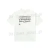Maisons Margiela T-skjorta Mens Designer Number T-shirts Embrodery T-shirt Men Tshirt Spring Summer Short Hermes Tees Shirts For Womens 810