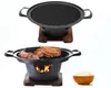 Мини-печь для барбекю, гриль в японском стиле, духовка для приготовления пищи на одного человека, домашняя деревянная рама, спиртовая плита, барбекю для вечеринки в саду на открытом воздухе 210725794990