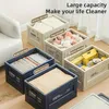 1pc Foldable Lidded Storage Trunks for Dorms Classrooms and Homes Perfect Storing Books Clothes Toys Beverages 231228