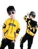 Große Teenager Jungen Kleidung 2019 Herbst Winter Kinder Kleidung Kapuzen Hosen Pullover Kinder Kleidung Anzüge für Jungen Trainingsanzug LJ20083591767