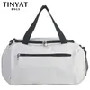 TINYAT Men Travel Bags Pouch Large Capacity Sports Gym Weekend Golf Bag Fashion Zipper Women Luggage Handbags Crossbody 231228