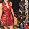 Diseñadores Mujer Verano Midi Vestidos Casual Sin mangas Vestido de una pieza Fiesta Discoteca Tallas grandes para mujer Ropa