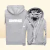 Men039s hoodies 2022 men39s delorean motor company inverno engrossar impressão quente zíper lazer camisolas coat3009867