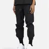 Мужские брюки 2024, мужские тонкие однотонные брюки-карго, длинные мужские модные повседневные уличные брюки в стиле хип-хоп, брюки для бега