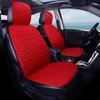 Fundas de asiento de coche Funda universal de lino Transpirable Verano Cómodo Protector de cojín de lino Tamaño de la estera interior del automóvil