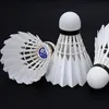 Promotion KUNLI02 Kunli Silber 2 Entenfedern Badminton Federball für professionelles Training 5tube1 Los 231229