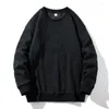 Men's Hoodies Casual Sweatshirt Hipster O Neck Letters Long Sleeve Jacquard Pullover Hoody