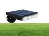 1x Garden Lawn Pation Solar Motion Sensor Light Outdoor Security Lamp Solar Powered Lighting Waterproof Outside Lights 4LED BULB W3620401