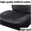 Capas de assento de carro Ers Plus High Back Bucket Couro Premium À Prova D 'Água Fl Set Airbag Compatível Drop Delivery Automóveis Motocicletas em Dhded