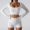 Lu wyrównaj lu set jogę sportowy Sport Spring and Summer New Women's Sports Top Fitness Suit z klatką piersiową Slim Curt LL LLON