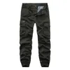 Pantaloni da uomo 2024 Marca Casual Jogging Uomini di Colore Solido Cotone Pantaloni Elastici Stile Militare Army Cargo Mens Leggings 29-38