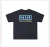 Men's T Shirts CZTOP Vintage Fashion NIN Nine Inch T-Shirt Summer Casual Loose High-Street Full Cotton Quality Short Sleeve For Men Unisex