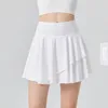 Short Lu Double Layer Non-Slip Outdoor Women's Quick Drying Tennis Running Fiess Training Outer Wear Pleated Skirt Gaoqisheng123