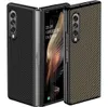 Przypadki z włókna węglowego dla Samsung Galaxy Z Fold 2 3 -Kold3 Case Ochrona Ochrona twardej tylnej pokrywy 5517136